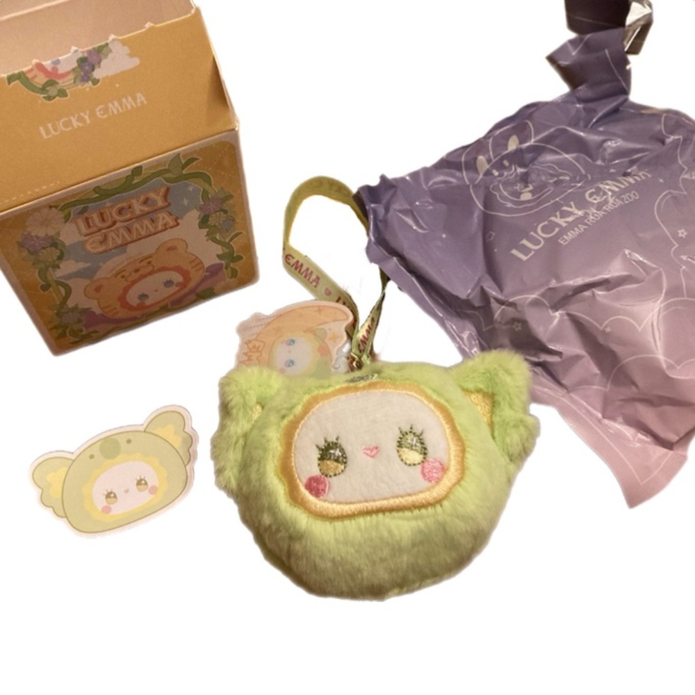 Lucky Emma Rua Rua Zoo Scented Plush Keychain Blind Box Confirmed Green Koala
